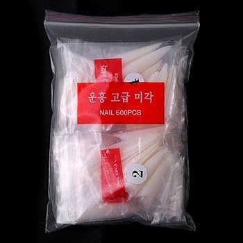 Full Body Chest Nail Tips,Natural  Fake Nail 600pcs #28
